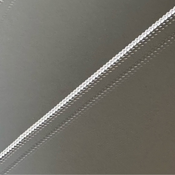 Sterling Silver Twisted Bar Necklace - Picture 3 of 11